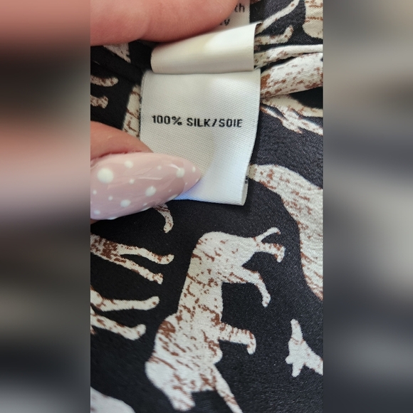Diane Von Furstenberg African Animal Print Top - Size 4 - Picture 8 of 11